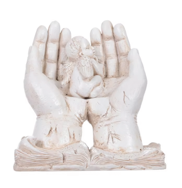 wechat_2025-08-29_093957_737 KOMI Polyresin Both Hands Holding Men Women Wings Angel Statues Decoration Resin Crafts Home Tabletop Decoration Gift