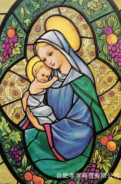 wechat_2025-08-29_174051_564 Komi 5D Diamond Painting DIY Diamond Painting Portrait Series Round Living Room Hanging Painting