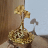 Hot Selling Gold Hollowed Out Middle Eastern Arab Small Incense burner Metal Aromatherapy Sandalwood Furnace Tower