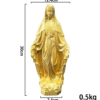 KOMI Mexico Home Decoration of the Statue of the Virgin Mary Figures Porch Decoration Church Resin Crafts