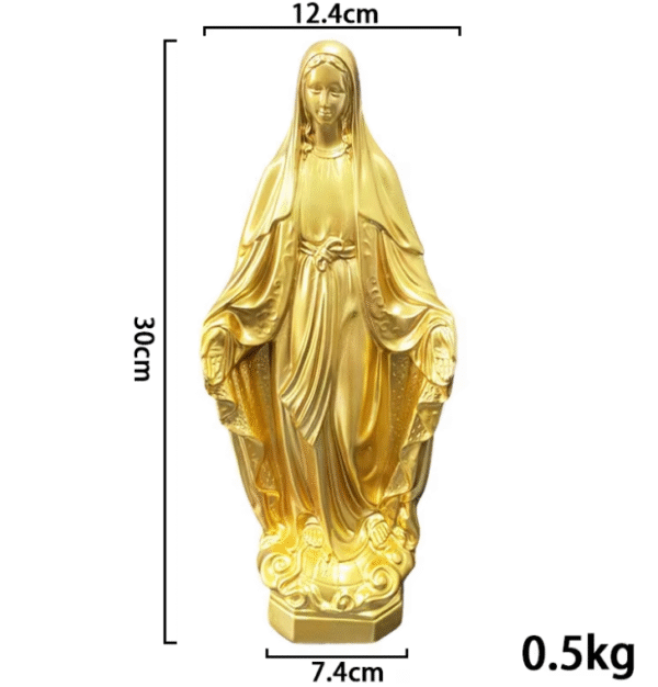 KOMI Mexico Home Decoration of the Statue of the Virgin Mary Figures Porch Decoration Church Resin Crafts