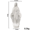 KOMI Mexico Home Decoration of the Statue of the Virgin Mary Figures Porch Decoration Church Resin Crafts