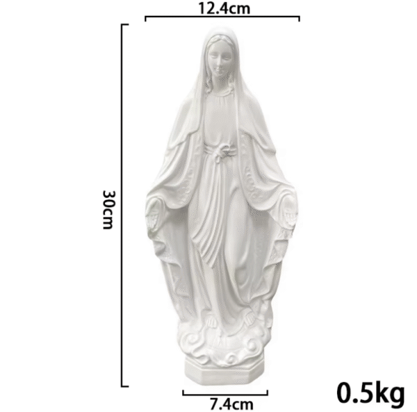 KOMI Mexico Home Decoration of the Statue of the Virgin Mary Figures Porch Decoration Church Resin Crafts