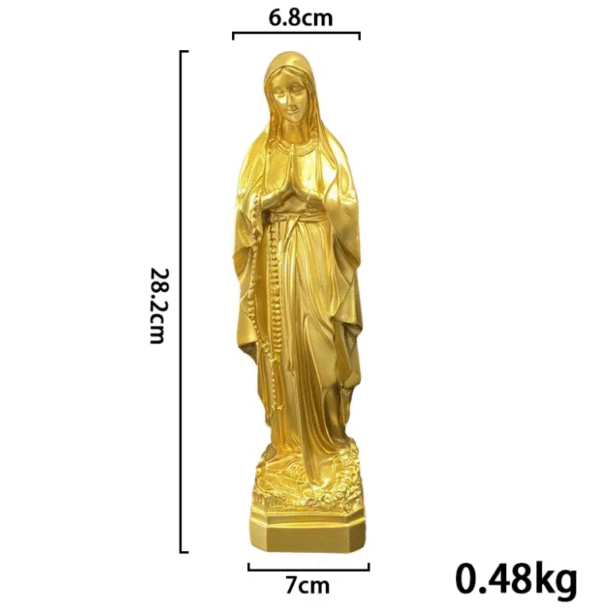 KOMI Mexico Home Decoration of the Statue of the Virgin Mary Figures Porch Decoration Church Resin Crafts