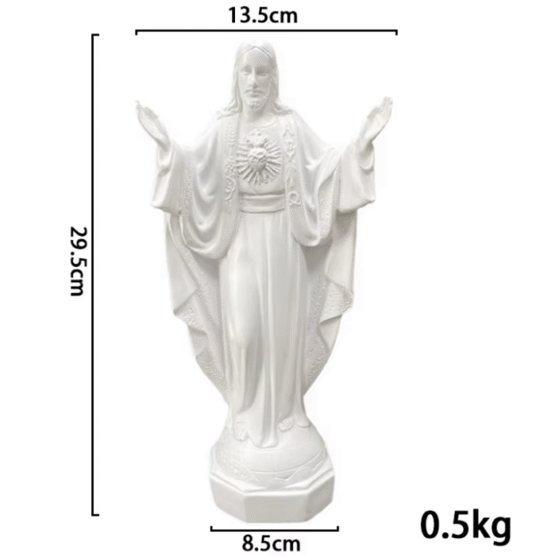 KOMI Mexico Home Decoration of the Statue of the Virgin Mary Figures Porch Decoration Church Resin Crafts