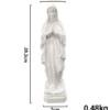 KOMI Mexico Home Decoration of the Statue of the Virgin Mary Figures Porch Decoration Church Resin Crafts