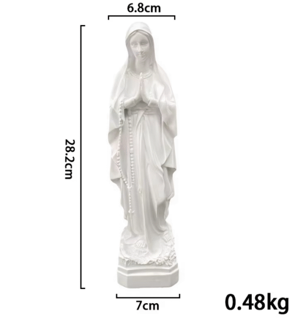 KOMI Mexico Home Decoration of the Statue of the Virgin Mary Figures Porch Decoration Church Resin Crafts