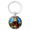 企业微信截图_20250821145135 Notre Dame Jesus Time Gemstone Keychain Pendant Creative Small Gift Religious Jewelry Metal Keyring