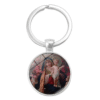 企业微信截图_20250821145200 Notre Dame Jesus Time Gemstone Keychain Pendant Creative Small Gift Religious Jewelry Metal Keyring