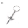 Foreign Trade E-commerce Source Angel Cross Keychain Religious Jewelry Pendant Ring Jewelry Gift