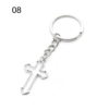 Foreign Trade E-commerce Source Angel Cross Keychain Religious Jewelry Pendant Ring Jewelry Gift