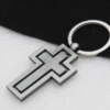 Hot Selling Rotatable Christian Cross Key Chain Gifts