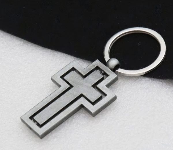 Hot Selling Rotatable Christian Cross Key Chain Gifts