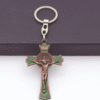 KOMI Cross Collection Hot Sale Car Pendant Bag Hanging Ornaments Metal Alloy Religious Cross Keychain Jewelry Accessories