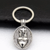 企业微信截图_20250822142910 KOMI Charm Pendant Vintage Metal Alloy Oval Shape Cross Heart Pendant for Jewelry Making Necklace Keychain Hanging Accessories
