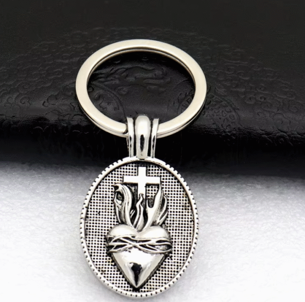 企业微信截图_20250822142910 KOMI Charm Pendant Vintage Metal Alloy Oval Shape Cross Heart Pendant for Jewelry Making Necklace Keychain Hanging Accessories