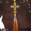 企业微信截图_20250823150901 Komi Crystal Cross Car Pendant Car Interior Hanging Ornament Religious Pendant
