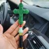 企业微信截图_20250823150948 Komi Crystal Cross Car Pendant Car Interior Hanging Ornament Religious Pendant