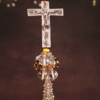 企业微信截图_20250823151002 Komi Crystal Cross Car Pendant Car Interior Hanging Ornament Religious Pendant