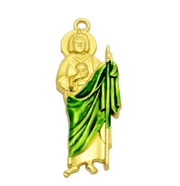 KOMI St. Jude God Hip Hop Creative St. Jude Pendant Necklace Keychains Pendant
