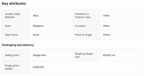 KOMI St. Jude God Hip Hop Creative St. Jude Pendant Necklace Keychains Pendant