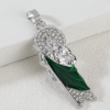 KOMI Crucifix Necklace Jesus Zircon Pendant Keychain Jewelry Accessories