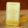 Hot Selling Religious Jesus Gold Commemorative Coin Block Relief Commemorative Medal