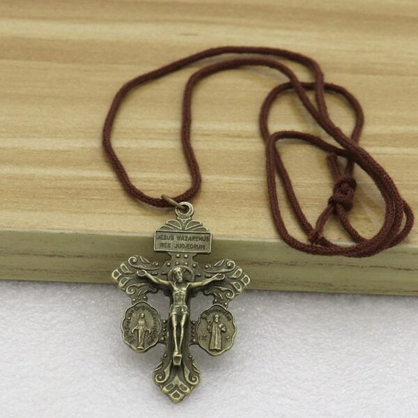 00d7aaae3ba48b7f9467df0e060df3c7_H7d598bf215334760aba4c2f058303445S_avif=close&webp=close Dreamwork Religious Vintage Unique Metal Crucifix Cross Pendant Necklace Jewelry Accessories Prayer Craft Gift for Men Women