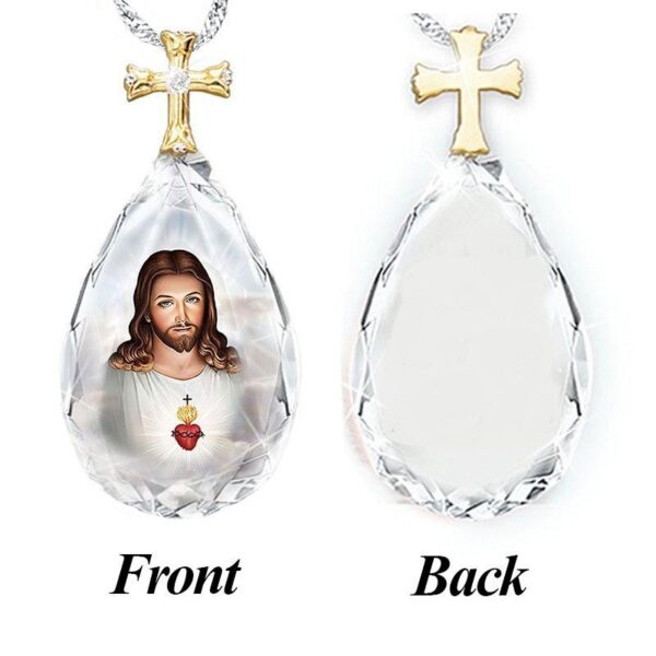 KOMI Fashion Crystal Charms Pendants Necklaces Drop Heart Crystal Figure Letter Image Pendant Necklace Wedding Jewelry Gifts