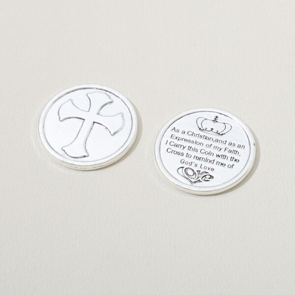 05ffe3f2bc17cd33105c4f3f6dcdd42e_H879b80e68d7c43079d06f69fa5590a62J_avif=close&webp=close Hot Selling Religious Gold Silver Cross Commemorative Coin Block Relief Commemorative Medal