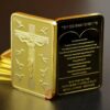 Hot Selling Religious Jesus Gold Commemorative Coin Block Relief Commemorative Medal