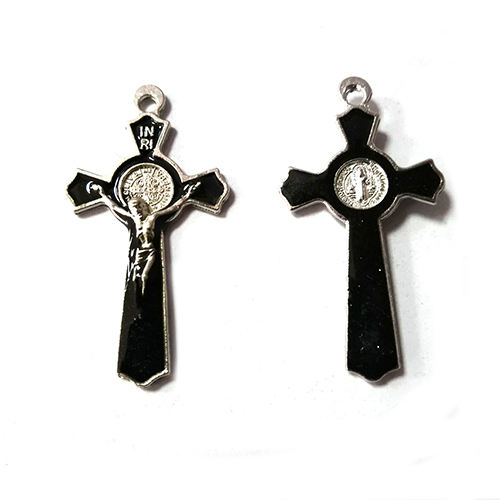 09ad1ed9d126757d9f51a610e6bca9e5_Hbd4baaecea0e4116bfe3dac762676b6fr_avif=close&webp=close Cross Accessories Rosary Pendant Jesus Alloy Cross Pendant Catholic Charm Religious DIY Handmade Jewelry