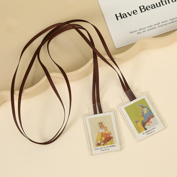 09ea75e3f4faa44c38ff324d630c339a_Hf64839ff32a24ad194faebe629b7a788H_avif=close&webp=close KOMI Handmade Catholic Scapular Charms Pendant Decoration Religious Jewelry
