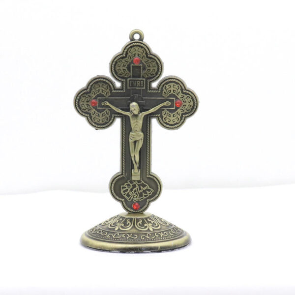 0a7d2e40f4bd11aab58f8a83d485d137_H4dce26159f9b411fa6f89187ac12faf8f_avif=close&webp=close Metal Cross Crucifix Catholic Christian Bitter Catholic Jesus Eastern Orthodox Church Apostle Home Car Retro Religious Ornament
