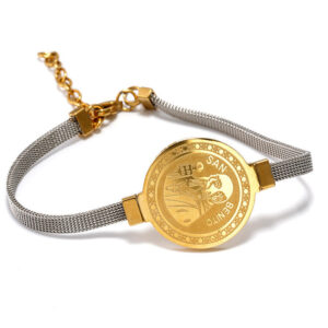 Komi Stainless Steel Saint Benedict Bracelet Titanium Steel Yamma Watch Bracelet