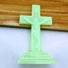 Factory Direct Sale Spot Supply Cross-border Source Plastic Fluorescent Cross Ornaments Household Handicraft Ornaments Ornaments