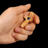 Hot Selling Walnut Cross My Heart Encouragement Gift Handheld Thumb Cross Olive Wood Gift Religious Cross Jewelry