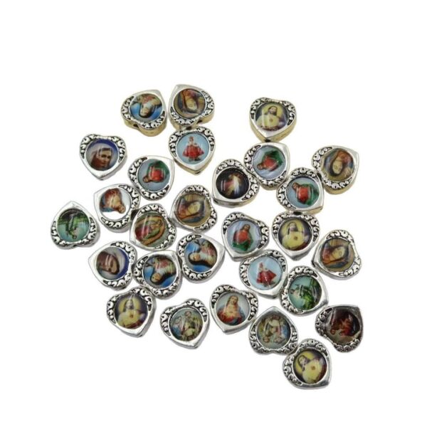 1a4d72788004ccbba073b9f6529d17c5_H296dde813b3b4ecabd2c5ec05121d124l_avif=close&webp=close Komi Alloy Religious Heart Shape Beads DIY Necklace Bracelet Jewelry Accessories Silver Rosary Connectors