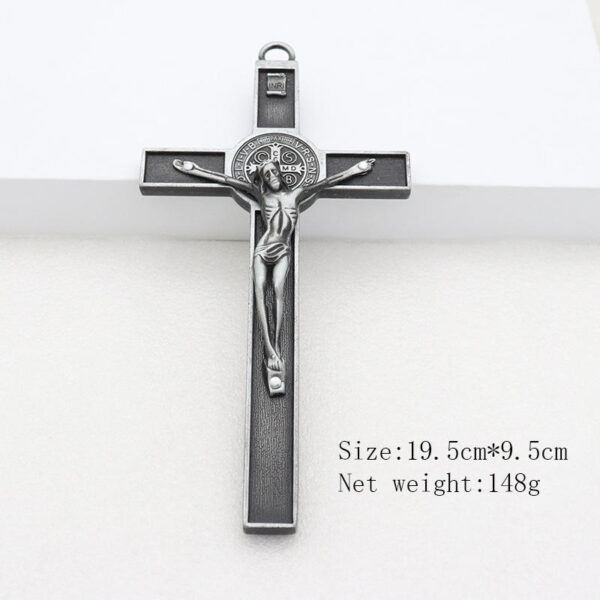 Wholesale Simple Alloy Church Religious Catholic Jewelry Cross Jesus Christ Cross Large Pendant