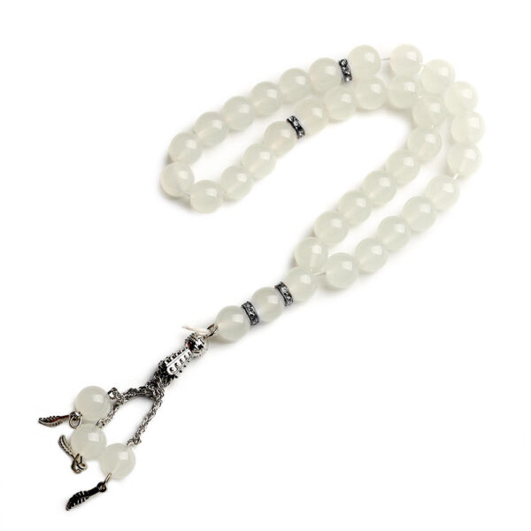 KOMI Tasbih Prayer Beads Rosary 33pcs 10mm Crystal Beads Muslim Islamic Link Bracelets Misbaha Beaded Hand Bracelet for Women