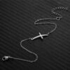 Fashion Delicate Hot Sale Simple Stainless Steel Cross Bracelet Women's Small Bracelet Jesus Easter Gift