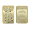 Hot Selling Religious Jesus Gold Commemorative Coin Block Relief Commemorative Medal