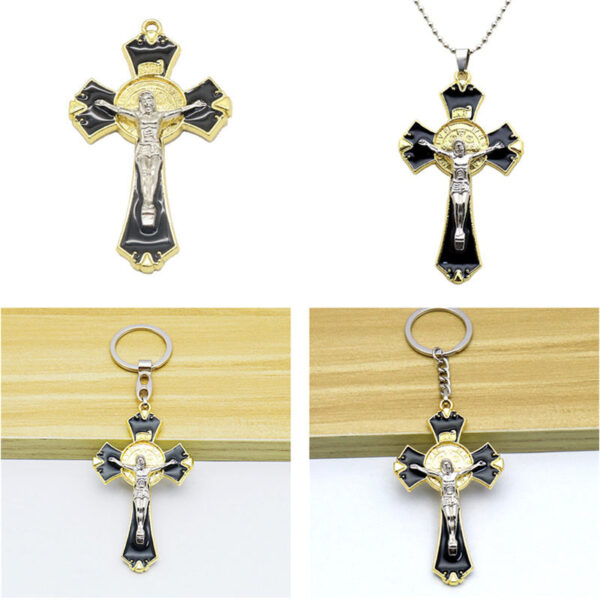 2c0be26e6310f13dcec8e1940233190a_H19c4c4069f8c48d6bac9a3c8a50feea1m_avif=close&webp=close Dreamwork Religious Crucifix Cross Pendant Necklace Keychain Jewelry Sets Travel Souvenirs Crafts Gifts Fashion Car Accessories