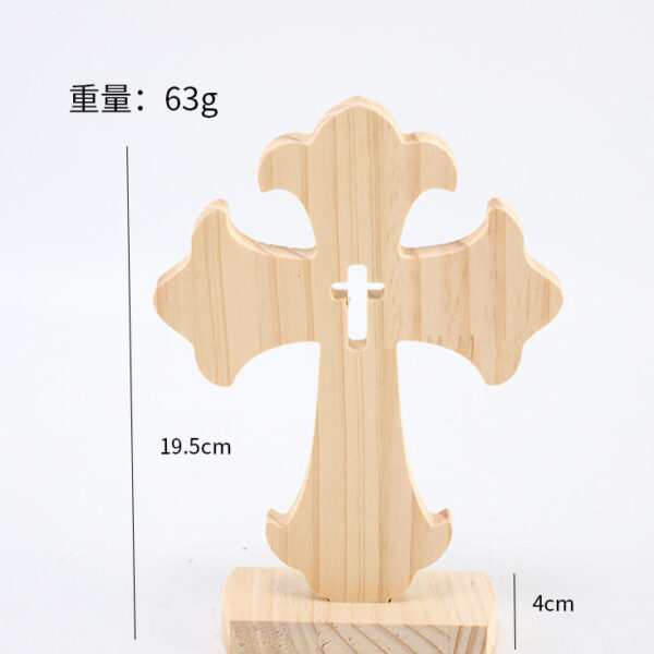KOMI New Design Wooden Cross Wooden Crafts Decoration Wholesale