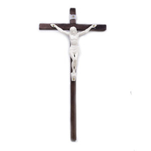 Dreamwork Studio Religious Handmade Wooden Crucifix Cross Wall Decoration Faith Wooden Wall Jesus Cross Crafts Home Kitchen Gift
