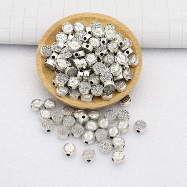 Religious Jewelry Pendant Medal Alloy Triangle Accessories Catholic Charm Religious Prayer Beads DIY Manual Connector