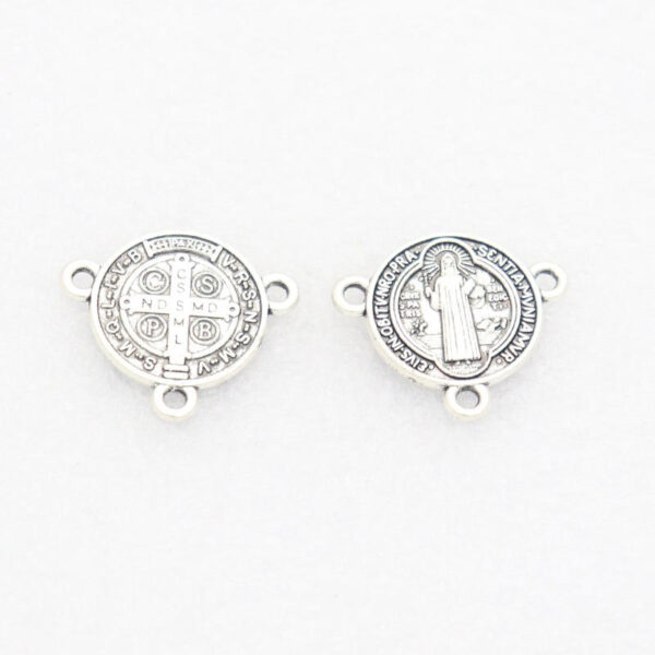 Religious Jewelry Pendant Medal Alloy Triangle Accessories Catholic Charm Religious Prayer Beads DIY Manual Connector