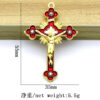 3b467de82da066f42dd9596ed18a5c6e_H92ee2016470d4300ab8960a7758405509_avif=close&webp=close Crucifix Cross Pendant Necklace Keychain Christian Baptism Jewelry Gold / Silver Plated Metal Jesus Cross Religious Accessories
