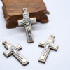 3b6a8b93c685b6d9b16ca3add091ab3e_H7b0040a813e34abfbf12a5907294a96fi_avif=close&webp=close Religious Wooden Cross Charm Jerusalem St Benedict Alloy Jesus Crucifix Pendant