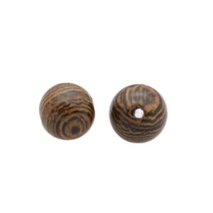 KOMI 50pcs 8mm Wood Beads Natural Round Chicken-Wing Wooden Loose Beads for Jewelry Accessory Rosary Beads Decoration DIY Craft
